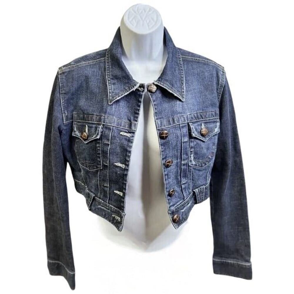 Zara Women's TRF 100% Denim Jean Jacket Size L